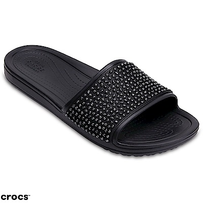 Crocs 卡駱馳 (女鞋) 思瓏閃亮涼拖 204691-060