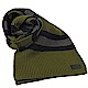 COACH 撞色條紋羊毛針織長型圍巾(綠) product thumbnail 1