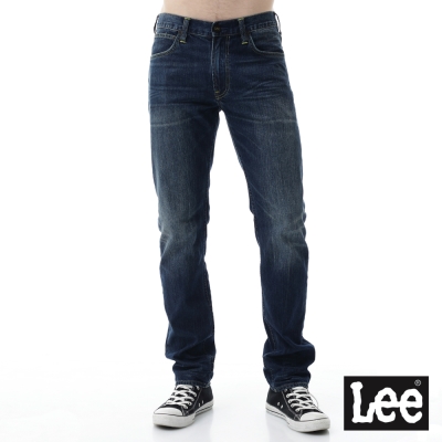 Lee 牛仔褲 726中腰標準小直筒牛仔褲/SMU-男款-藍