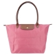 LONGCHAMP Le Pliage 長把摺疊水餃包(大/牡丹粉) product thumbnail 1