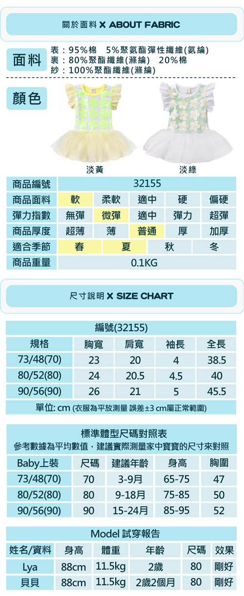 baby童衣 包屁衣 手工亮片花朵姐妹裝 32155