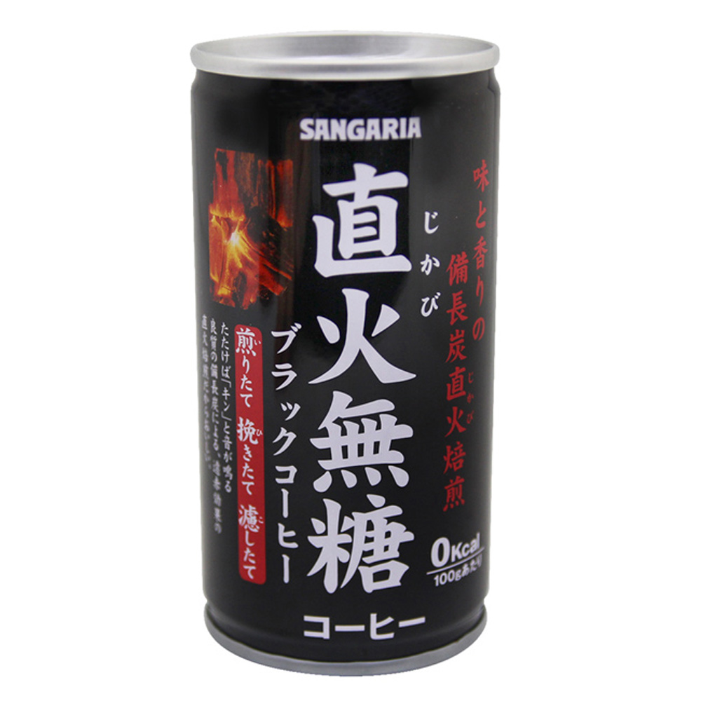 Sangaria  直火咖啡飲料[無糖] (185ml x6罐入)