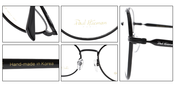 PAUL HUEMAN眼鏡 韓系圓框/黑#PHF173D 05