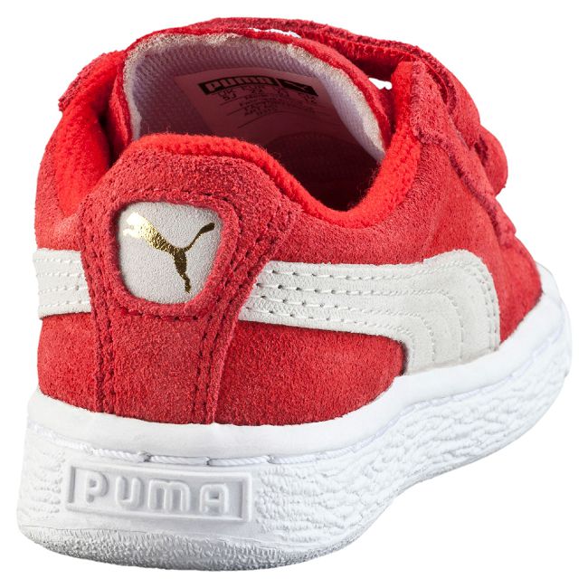 PUMA-Suede2straps PS孩童運動鞋-賽車紅