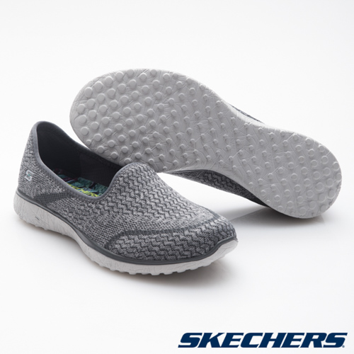 SKECHERS (女) 時尚休閒系列 Microburst - 23308GRY