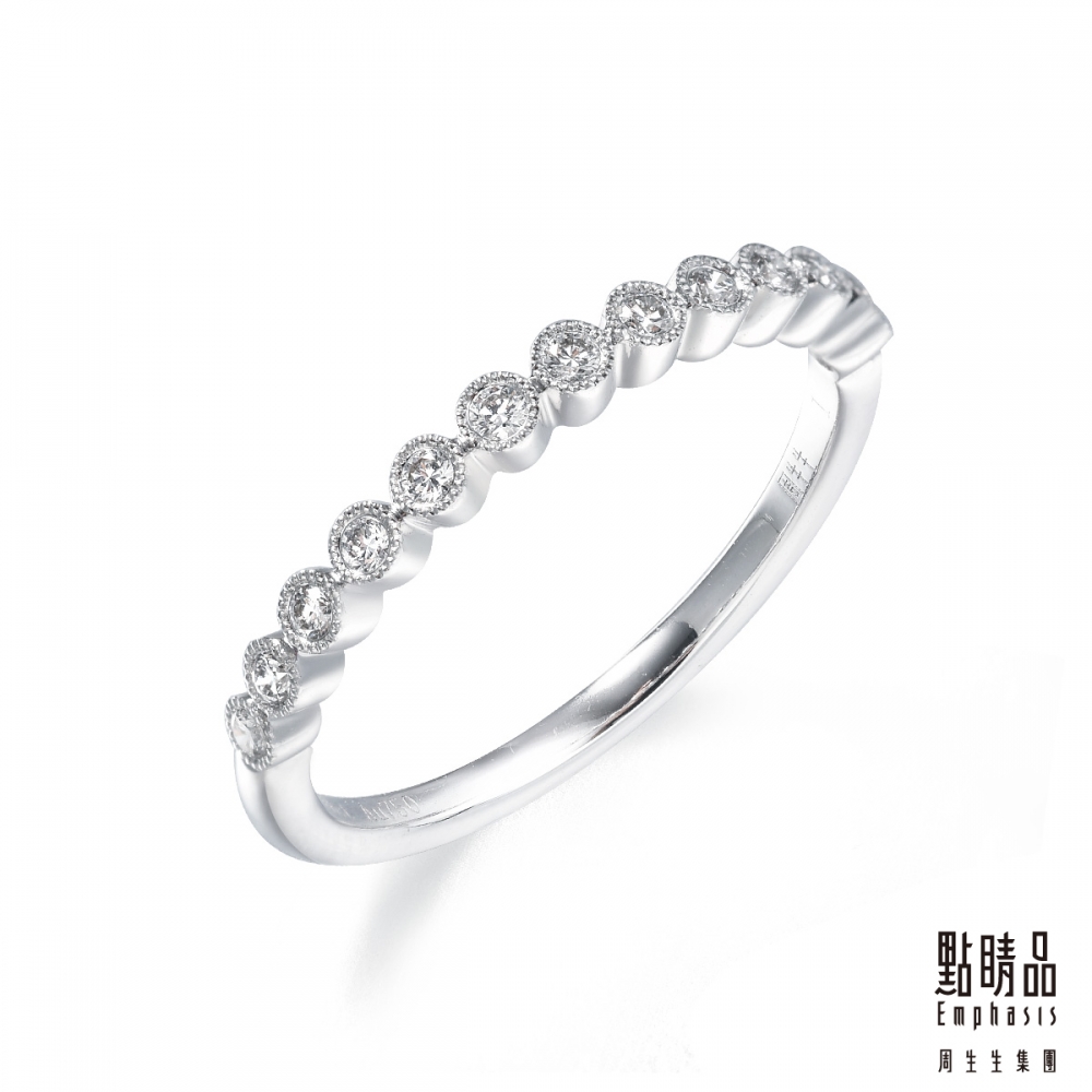 點睛品 Fingers Play 18K金鑽石戒指 product image 1