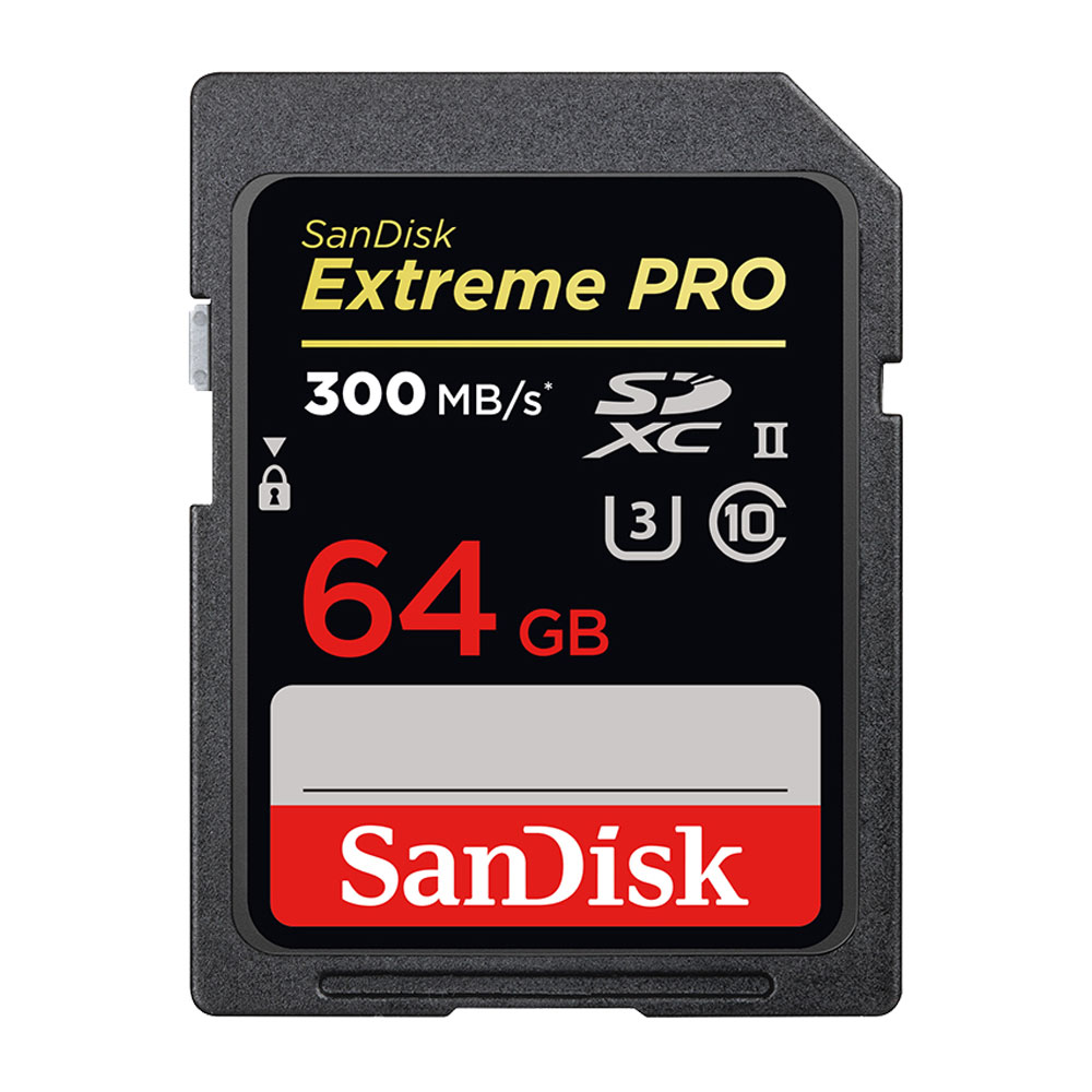 SanDisk ExtremePRO SDXC (U3) 記憶卡 64GB 300MB-公