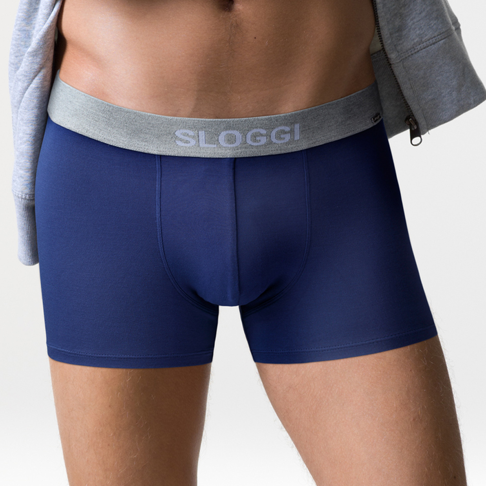 sloggi Men-極尚系列 Bamboo 竹纖維合身平口內褲 M-XL (藍)