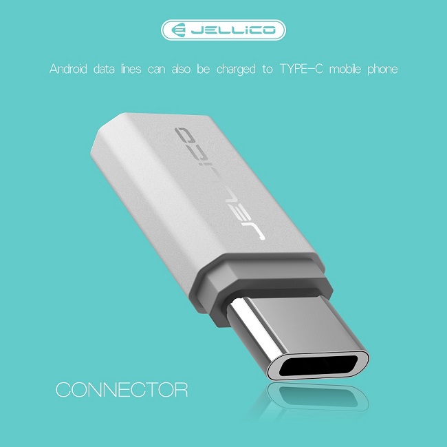 JELLICO MICRO USB 轉TYPE-C急速傳輸轉接器JEH-OTG-CMSR