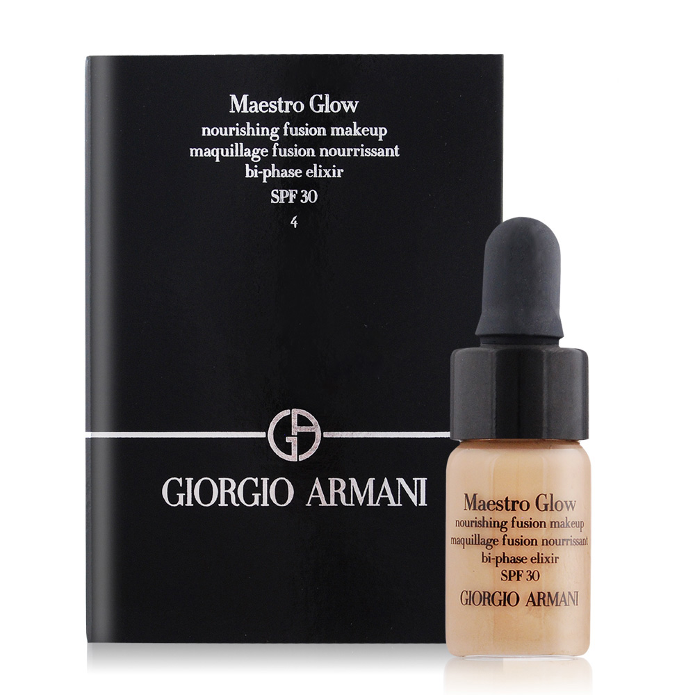 GIORGIO ARMANI(GA) 極緞光漾粉底精華SPF30#4(3ML)