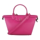 LONGCHAMP LE PLIAGE HERITAGE高質感素雅全牛皮兩用包(小/桃紅) product thumbnail 1