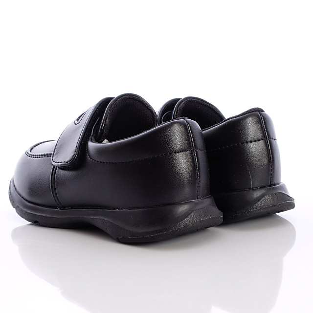日本Carrot機能童鞋 私校皮質款 TW0926 黑 (中小童段)T1