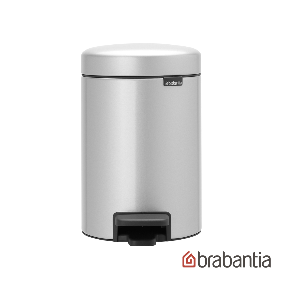 【Brabantia】 NEWICON環保垃圾桶-3L金屬灰