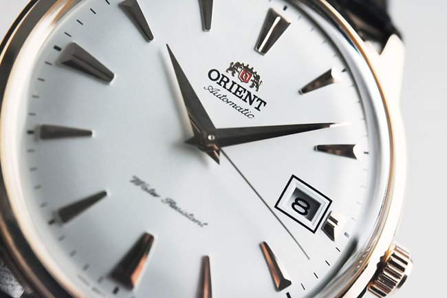 ORIENT 東方錶 DATEⅡ機械錶-白面玫瑰金框/40.5mm