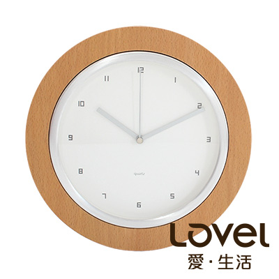LOVEL 25cm 日系木質時鐘-共2款
