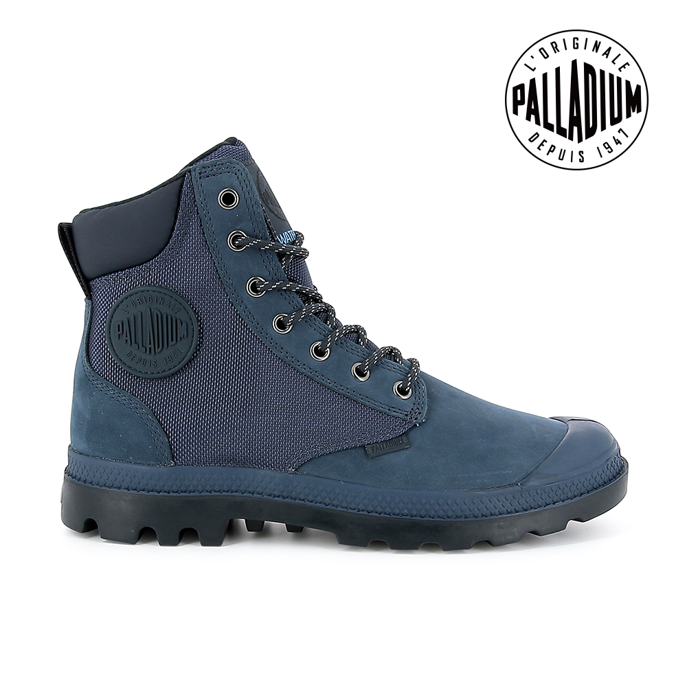 Palladium Pampa sport CUFF WPN靴-女-牛仔藍