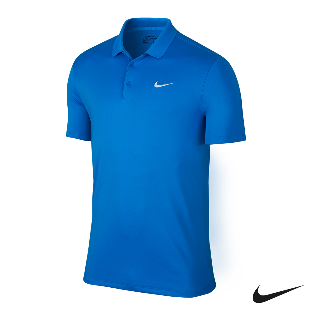 NIKE GOLF VICTORY SOLID LC POLO 衫 男-藍749333-406