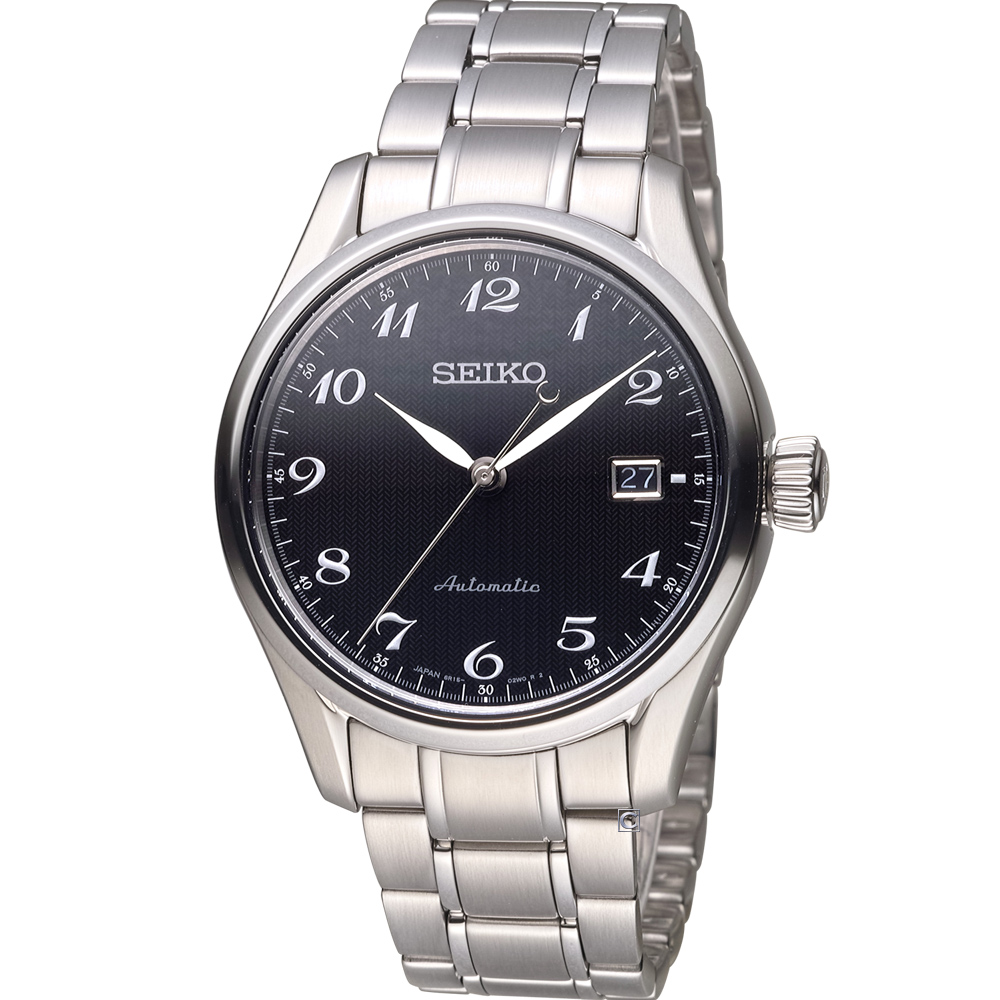 SEIKO 精工 PRESAGE 6R15機械錶(SPB037J1)黑/40mm