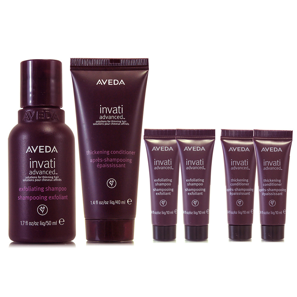 AVEDA 蘊活菁華洗髮精50ml+潤髮乳40ml(升級版)贈蘊活洗潤4件組