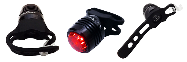 DOSUNRC-100 USB充電式紅寶石紅光警示燈-純亮黑