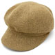 AnnaSofia 立體軟式線織 報童帽貝蕾帽(駝系) product thumbnail 1