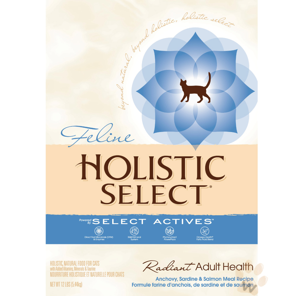 HolisticSelect活力滋 成貓-三種魚挑嘴配方12磅