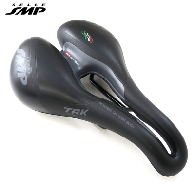【SELLE SMP】義大利TRK系列舒適休閒型自行車座墊(Large加寬版)-黑