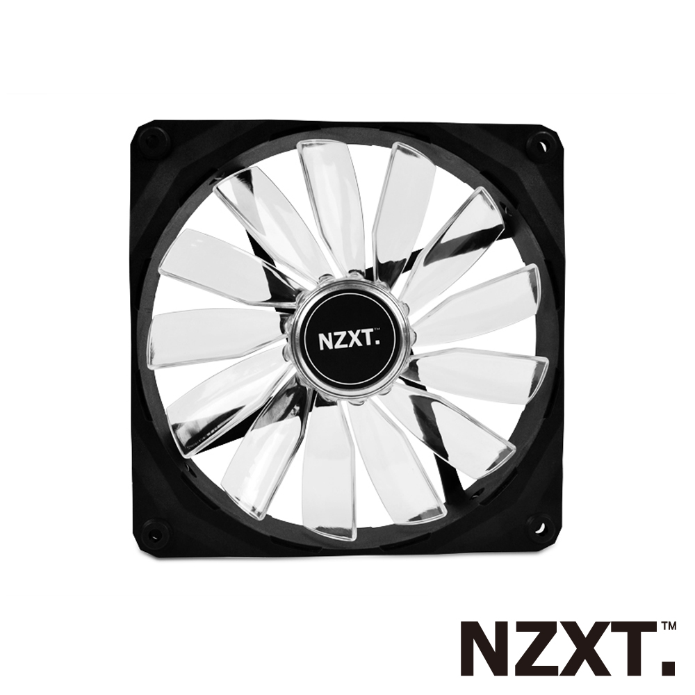 NZXT恩傑 FZ 140mm LED 機殼風扇 (紅光)