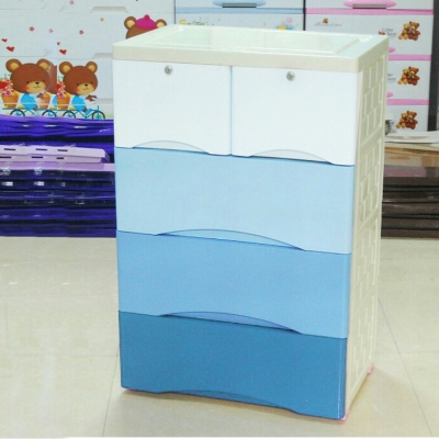 Amos四層漸變色塑膠收納櫃