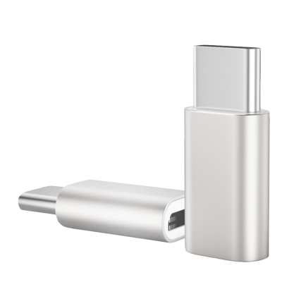 USB 3.1 Type-C(公) 轉Micro USB(母) OTG鋁合金轉接頭