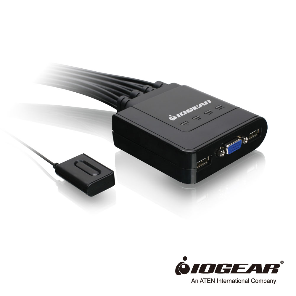 IOGEAR 4埠 USB KVM 切換器 (GCS24U)