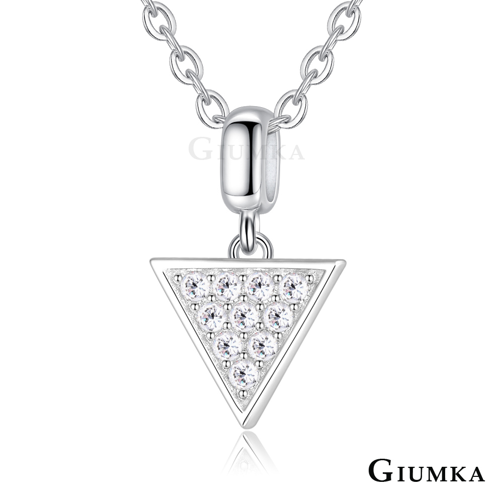 GIUMKA 925純銀項鍊 小三角形 純銀女鍊
