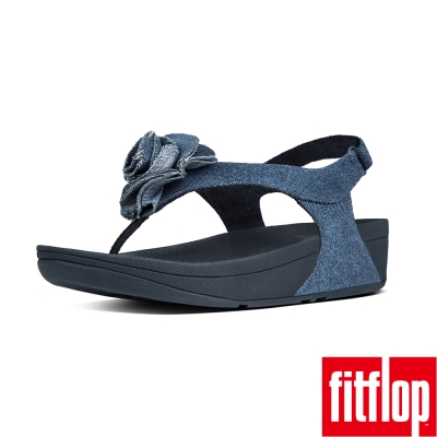 FitFlop FLORRIE PATENT BACK-STRAP-丹寧