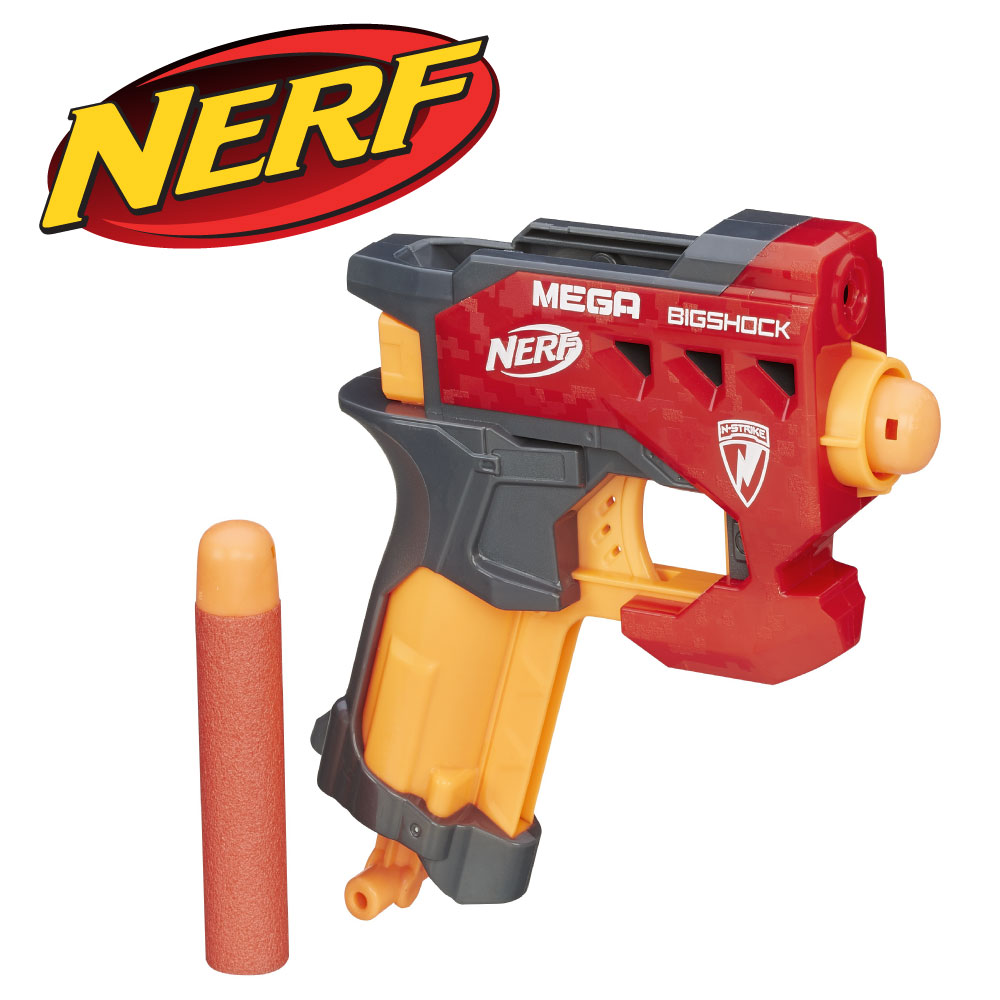 NERF-巨彈系列震撼彈手槍+狙擊步槍子彈補充包