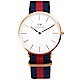 DW Daniel Wellington 尼龍男錶-白/40mm product thumbnail 1