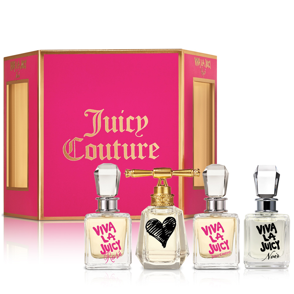 Juicy Couture 小香禮盒4入組-送紙袋+針管隨機款