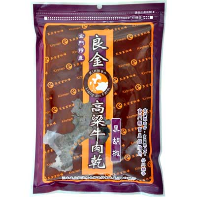 《良金》高粱黑胡椒牛肉乾(250g/包)