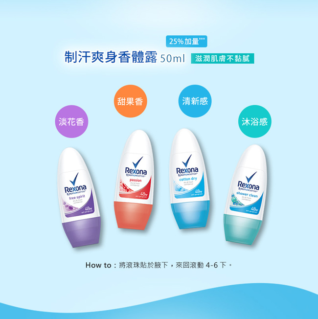 Rexona 蕊娜 男士專用制汗爽身香體露 極酷冰涼 50ML