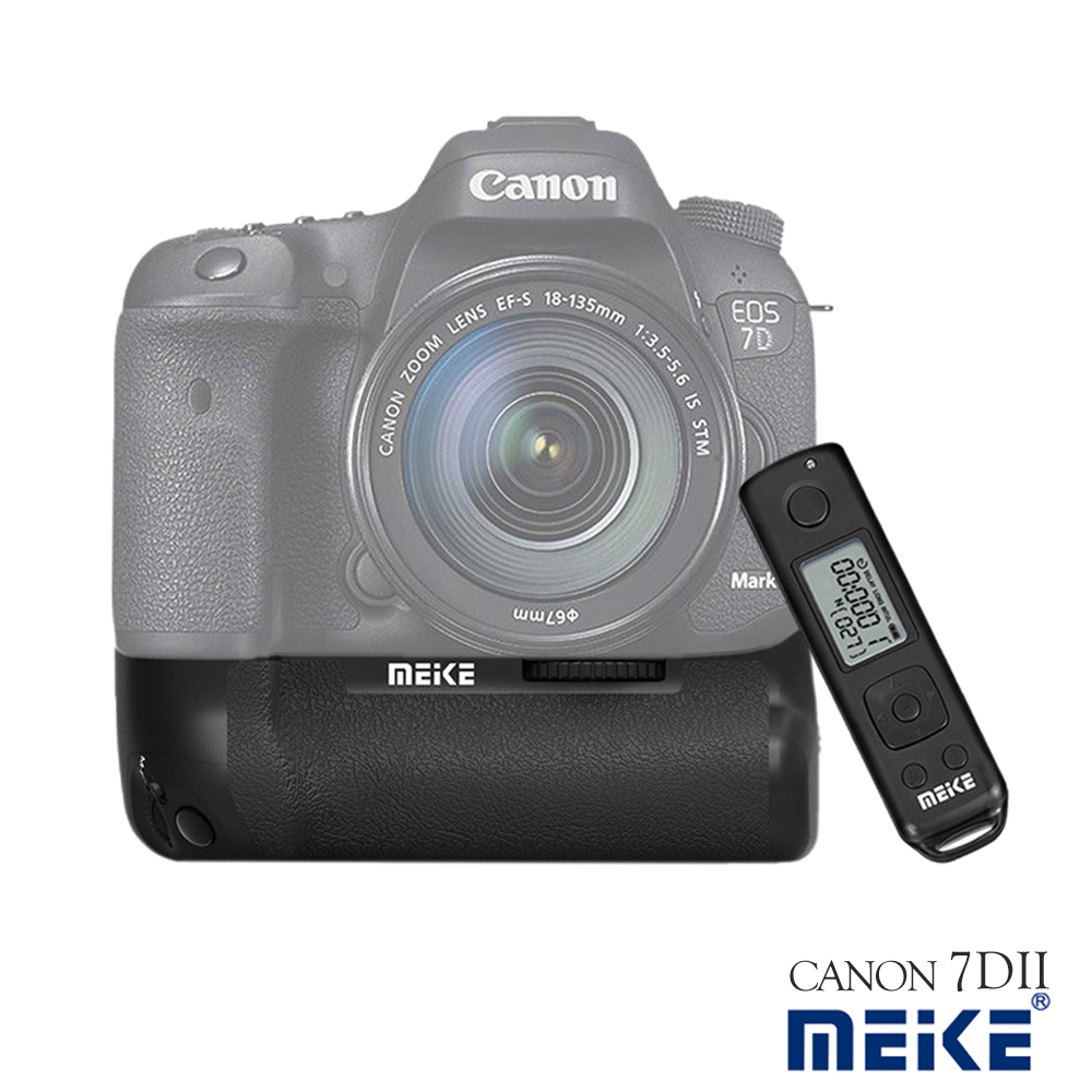 Meike 美科 CANON 7DII 垂直把手 公司貨-附遙控器