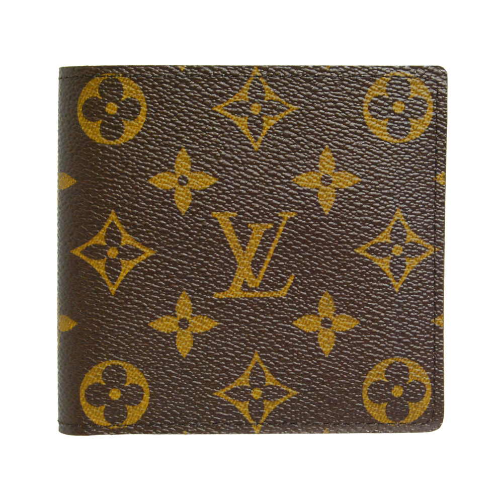 LV M61675 經典MONOGRAM雙折皮夾