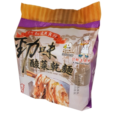 大甲乾麵-勁味酸菜(120gx4入)