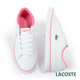 LACOSTE 女用休閒鞋-白/粉 product thumbnail 1