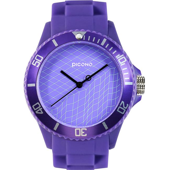 PICONO 繽紛主題 - 數字逃跑計畫系列手錶 - 紫/40mm
