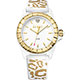 Juicy Couture Sport 甜美時尚晶鑽心腕錶-白x金/40mm product thumbnail 1