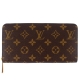 LV M41894 Monogram 經典LV花紋拉鍊長夾(粉紅內裡) product thumbnail 1