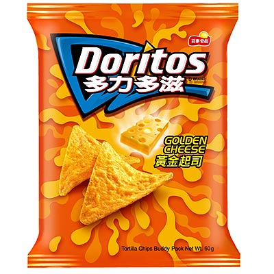 《Doritos 多力多滋》黃金起司口味玉米片 (60g/包x12/箱)