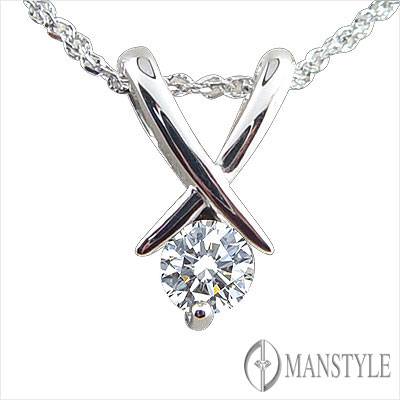 MANSTYLE「著迷」0.50ct 八心八箭鑽墜