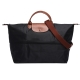 LONGCHAMP 經典LE PLIAGE系列延展夾層旅行袋(黑色) product thumbnail 1