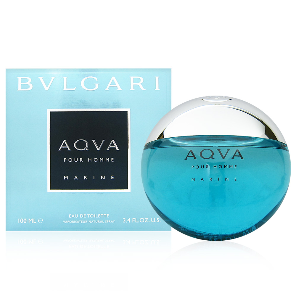 BVLGARI寶格麗 AQVA活力海洋能量男性淡香水100ml贈隨機針管香水一份