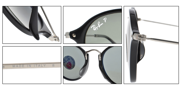 RayBan偏光太陽眼鏡 經典品牌/黑銀#RB2447F 90158